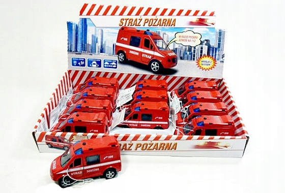 Hipo Auto Straż 11cm z głosem p12