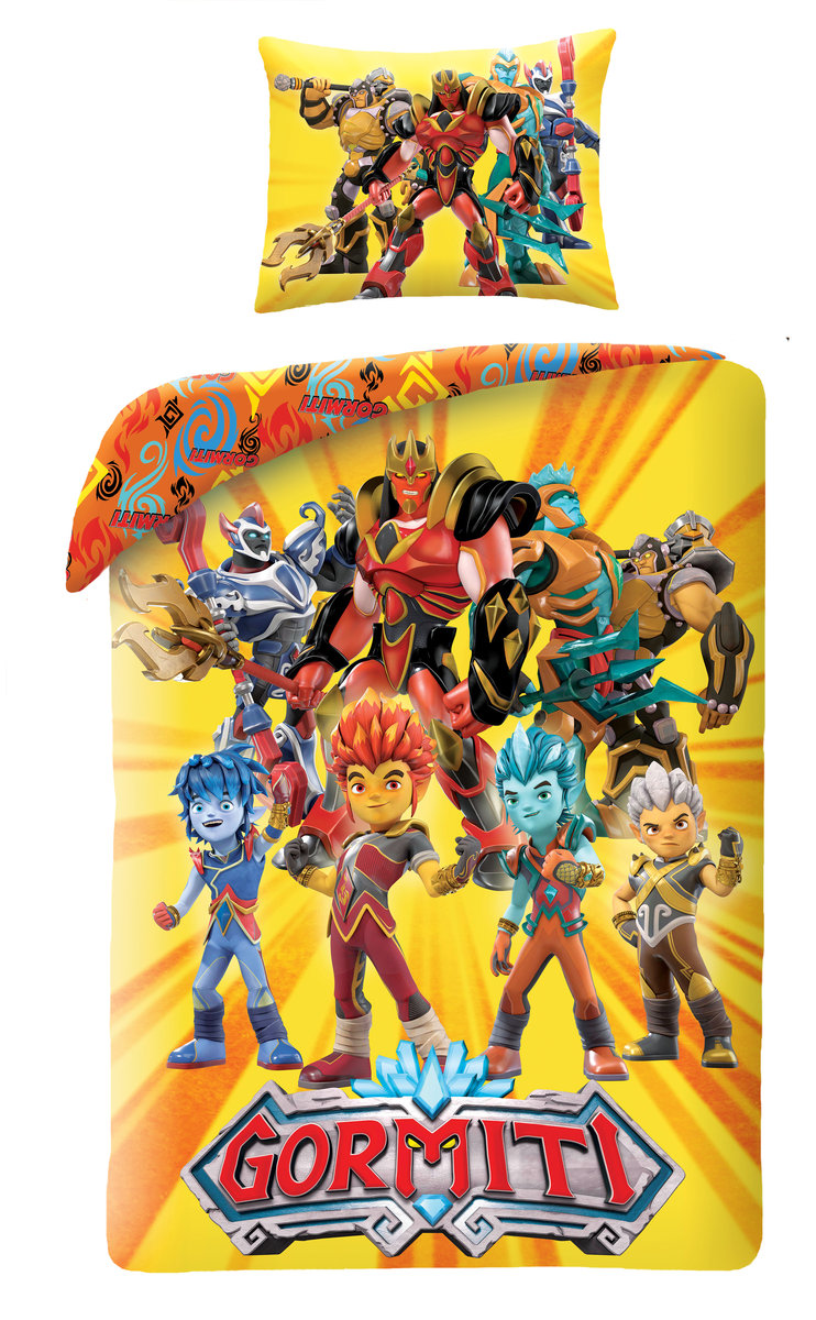 Halantex, Pościel dziecięca, bawełniana, Gormiti, 140x200 cm