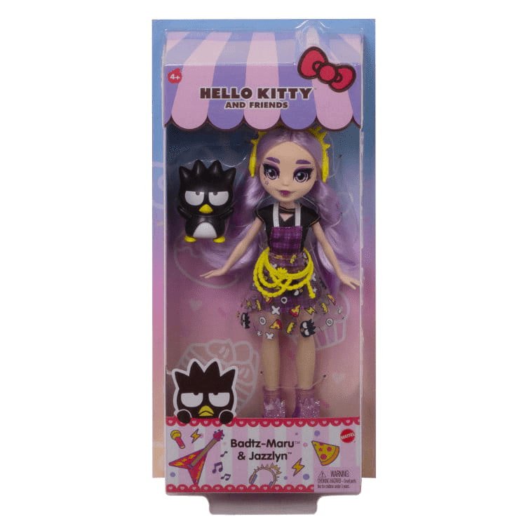 Mattel Hello Kitty. GWW98 GWW95 Lalka Badtz-Maru + Jazzlyn
