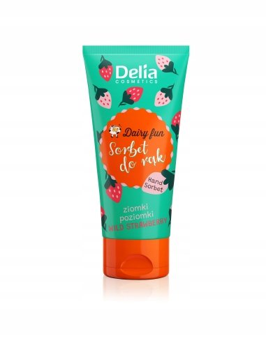 Delia Dairy Fun sorbet do rąk Ziomki poziomki 50ml 65503-uniw