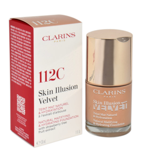 Clarins Skin Illusion Velvet Podkład 30 ml - Nr 112 C