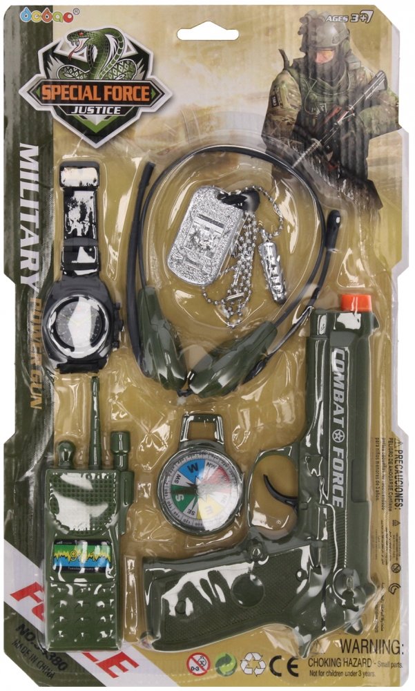 Mega Creative Zestaw wojskowy z krótkofalówką
