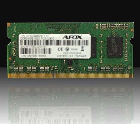 AFOX  do laptopa SODIMM DDR3L 8GB 1333 MHz AFSD38AK1L AFSD38AK1L