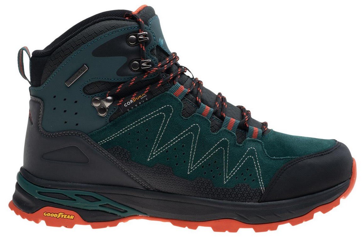 Męskie buty turystyczne ELBRUS Eravica MID WP GC, ciemnozielony, r. 43