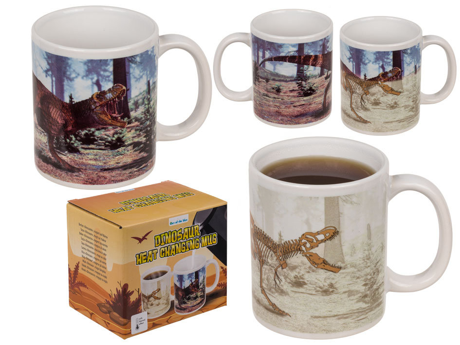 Kubek magiczny dinozaur T-rex - zmienia kolor!