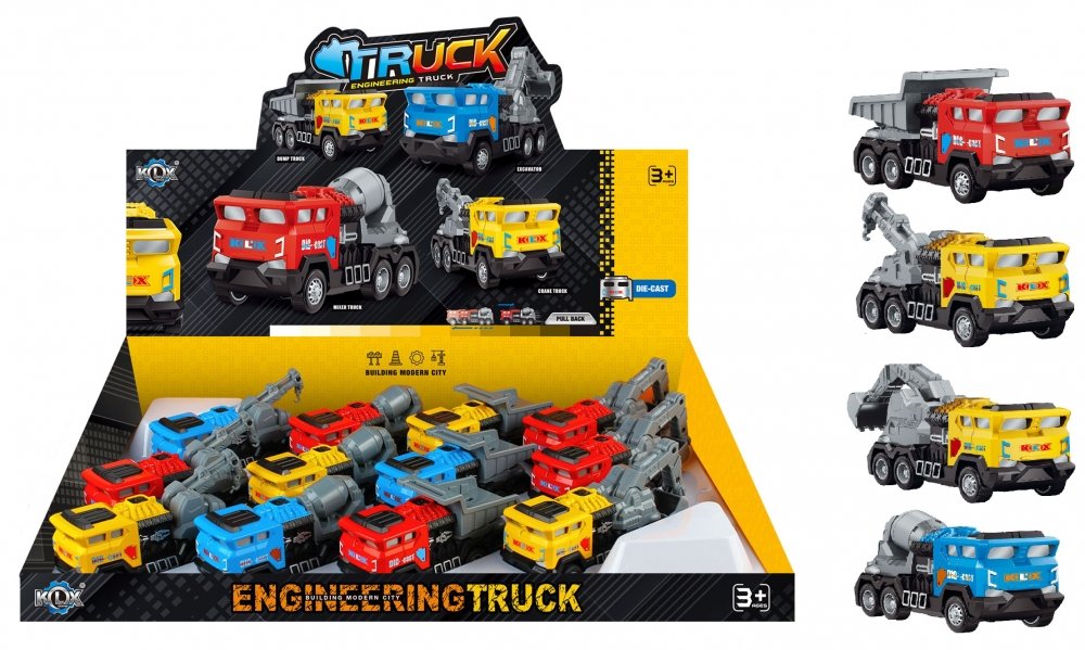 Mega Creative, Auto ciężarowe metalowe 12 cm, 501613