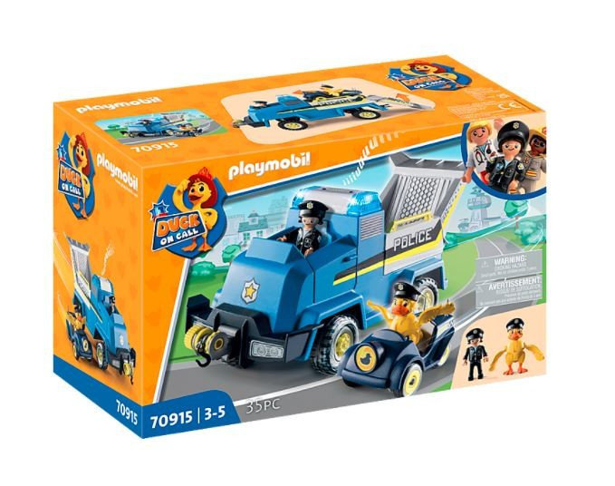 Playmobil Duck On Call - Duck On Call - Police Emergency Vehicle 70915