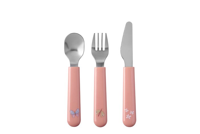 Little Dutch Zestaw sztućców Mio 3 szt. Flowers & Butterflies