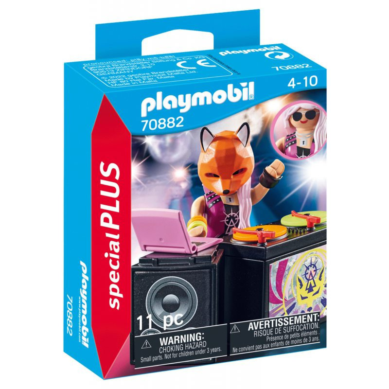 PLAYMOBIL, DJ ze stołem mikserskim, 70882