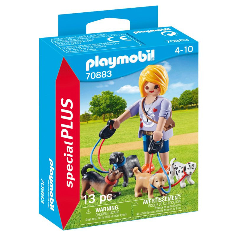PLAYMOBIL, Opiekunka psów, 70883