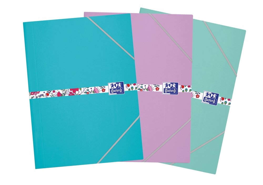 Teczka z gumką OXFORD Floral Pastel 400166628