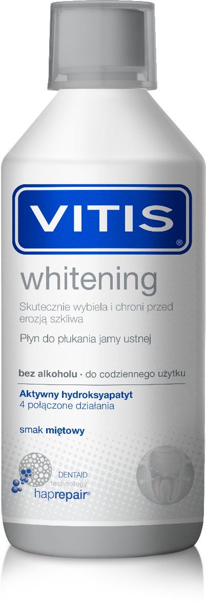 Bałtycki Instytut Stomatologii Sp. z o.o Vitis Whitening  Płyn do płukania ust, wybielający  500 ml