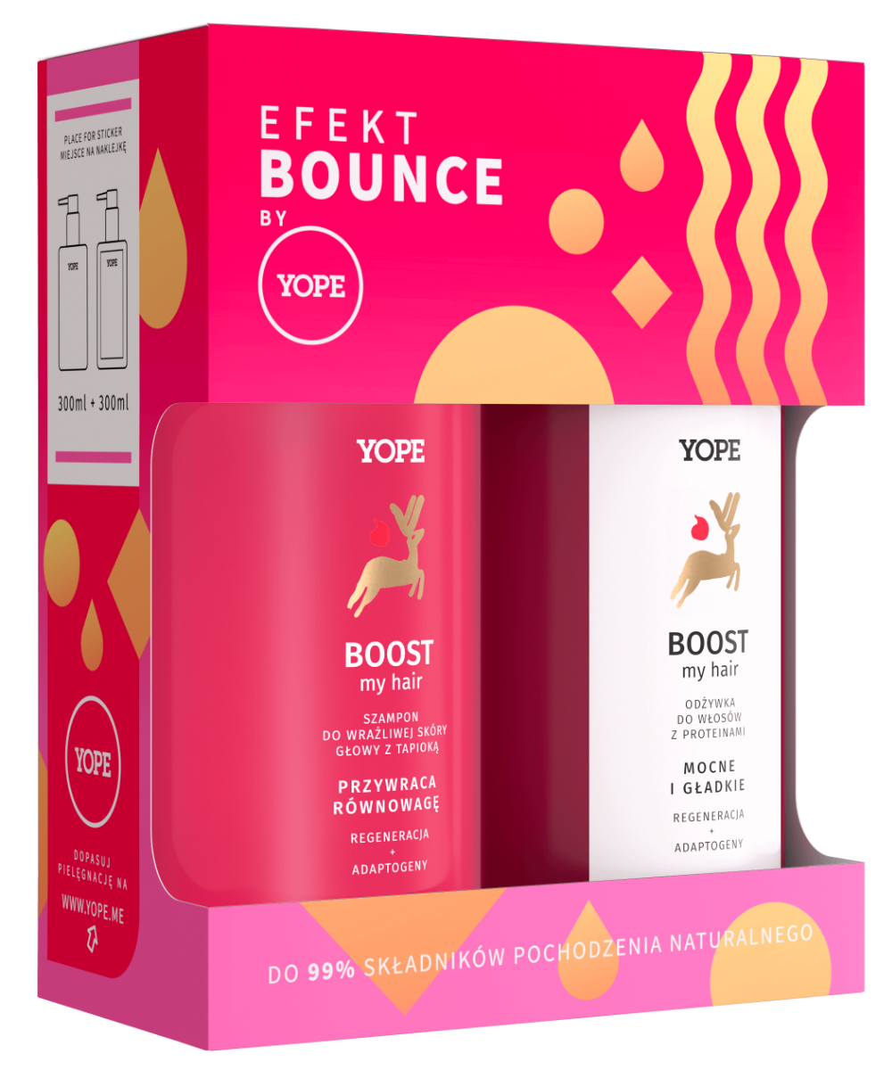 Yope XMASS - Zestaw Boost (Szampon + Odżywka) 1szt