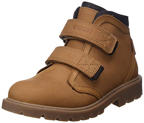 Geox Chłopięce J Shaylax Boy WPF A botki, Cognac Coffee, 28 EU