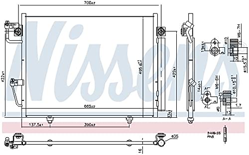 NISSENS Skraplacz klimatyzacja 940473