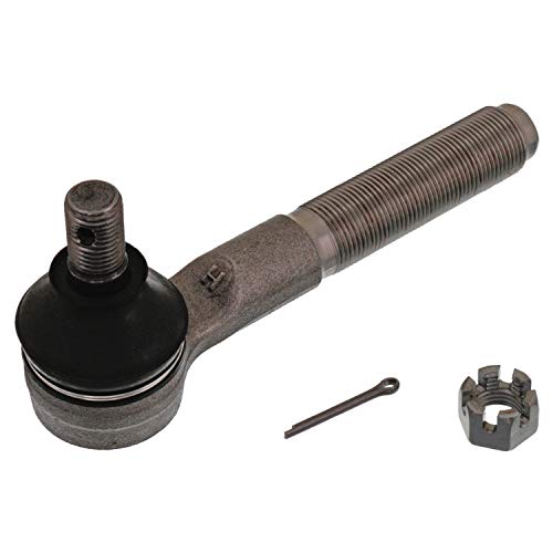 febi bilstein 43144 Końcówka drążka kierowniczego z nakrętką zamkową i zawleczką, jeden zestaw