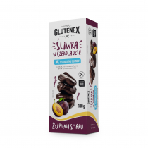 Glutenex Śliwka w czekoladzie bez dodatku cukrów 180 g
