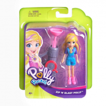 Mattel Lalka Polly z Blasterem FTP69