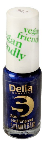Delia Cosmetics, Vegan Friendly, emalia do paznokci 226 Monaco Blue, 5 ml