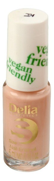 Delia Cosmetics Cosmetics Vegan Friendly Emalia do paznokci Size S 204 Honey Pink 5ml
