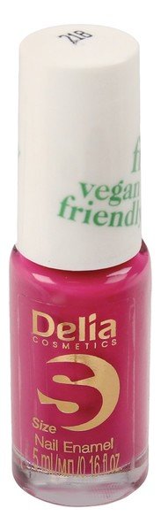 Delia Cosmetics Cosmetics Vegan Friendly Emalia do paznokci Size S 218 Pink Promise 5ml