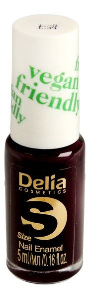Delia Cosmetics Cosmetics Vegan Friendly Emalia do paznokci Size S 225 Black Berry 5ml