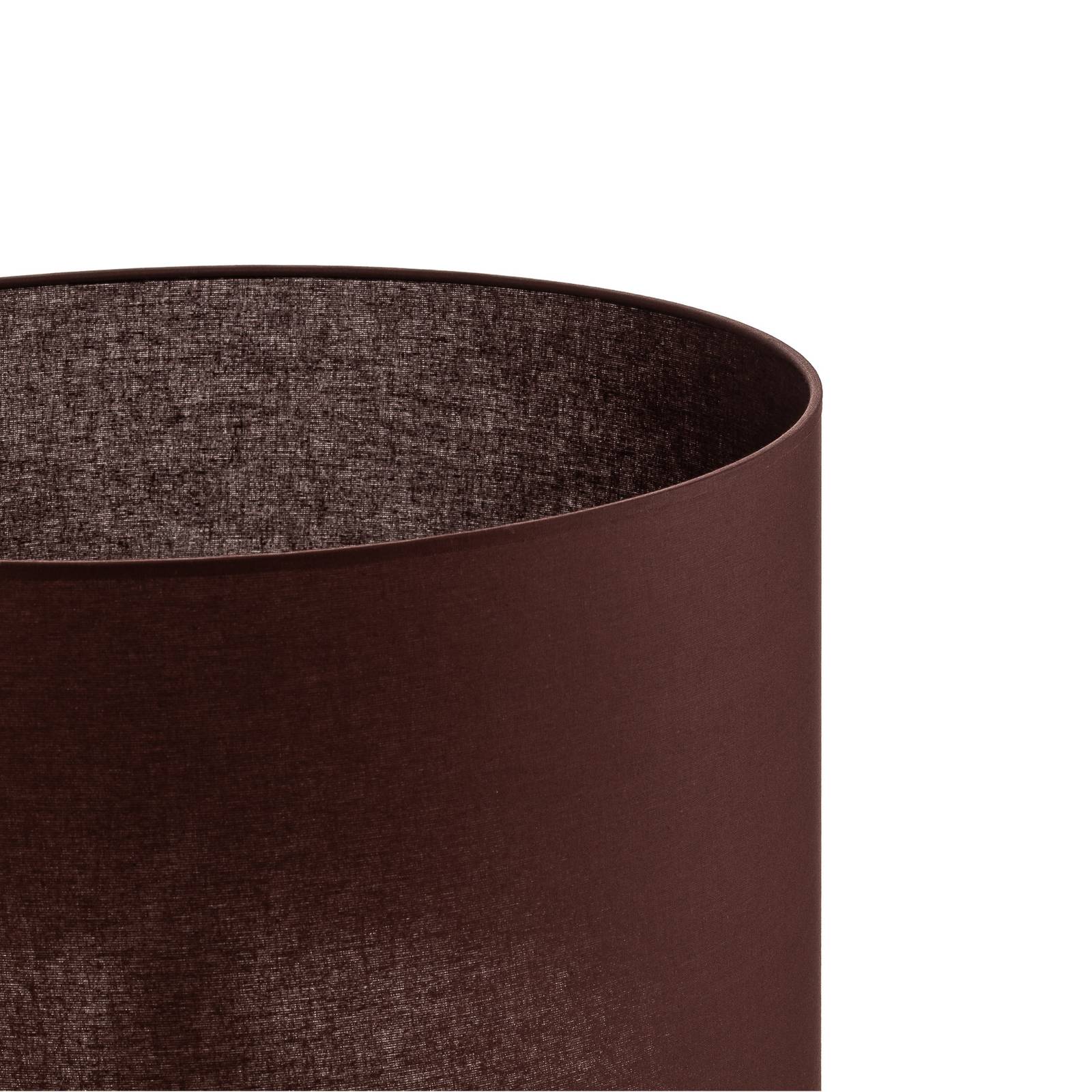 Duolla Klosz lampy Roller, brązowy Ø 50 cm wysokość 30 cm