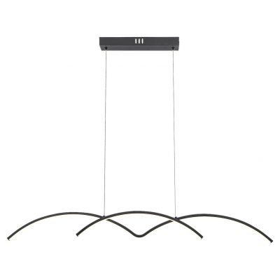Rabalux River lampa wisząca 1x40W LED czarny/biały 6899