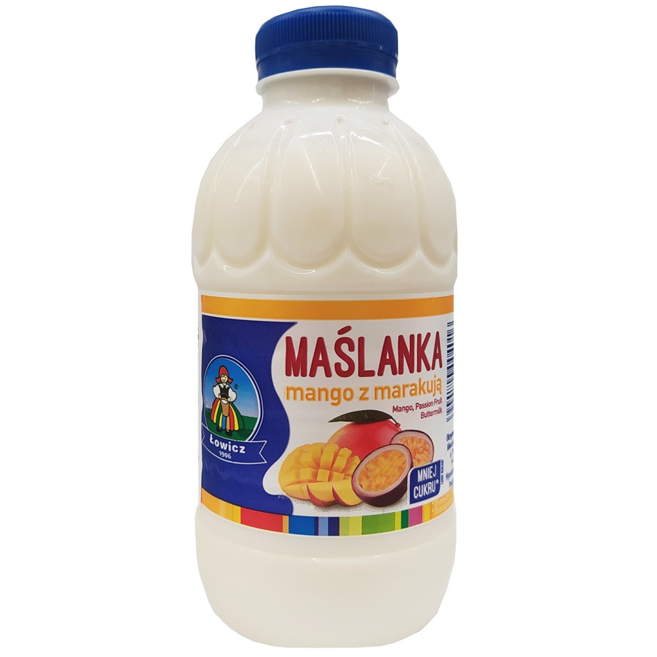 Łowicz - Maślanka mango z marakują