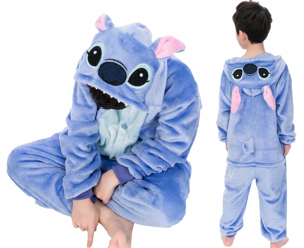 Stitch Piżama Dzieci Kigurumi Sticz Stich 140