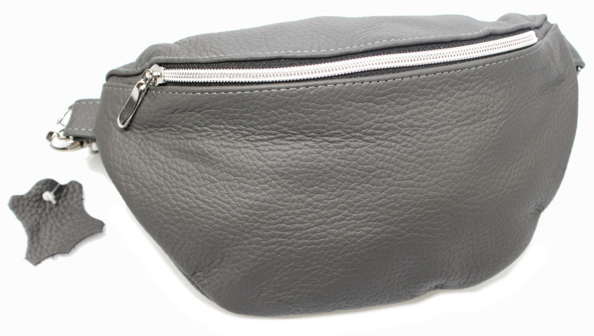 Saszetka Skórzana Na Pas Na Skos Kangurka Biodrówka Nerka MAGRE (PL) Skóra Naturalna Wzór II