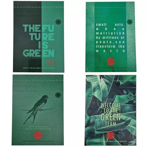 Notatnik A5/100K kratka Flexi Think Green (10szt) - Ziemia Obiecana