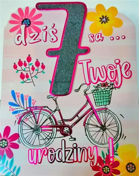 Karnet Urodziny 7 - YEKU