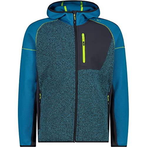 CMP - Męska kurtka Fix Hood, Man, Reef-Nero, 58
