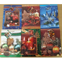 Torebka ozdobna laminowana Boże Narodz PL-2 mix