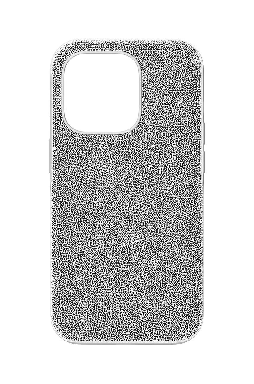 Swarovski Etui na telefon iPhone 14 Pro srebrny 5644928