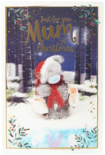 Me To You Bear Kartka świąteczna 3D holograficzna dla mamy