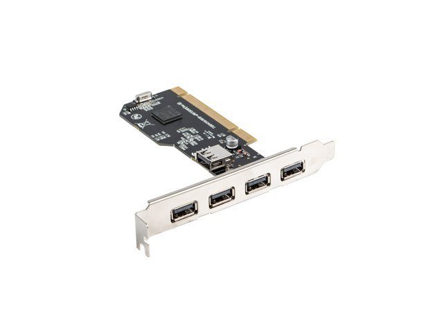 LANBERG Karta Lanberg PCI > USB 2.0 5-port PCI-US2-005