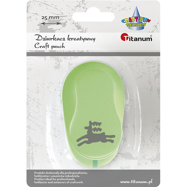 HASTA, Dziurkacz Kreatywny 25mm Renifer Titanum Craft-Fun Series T-8810-72