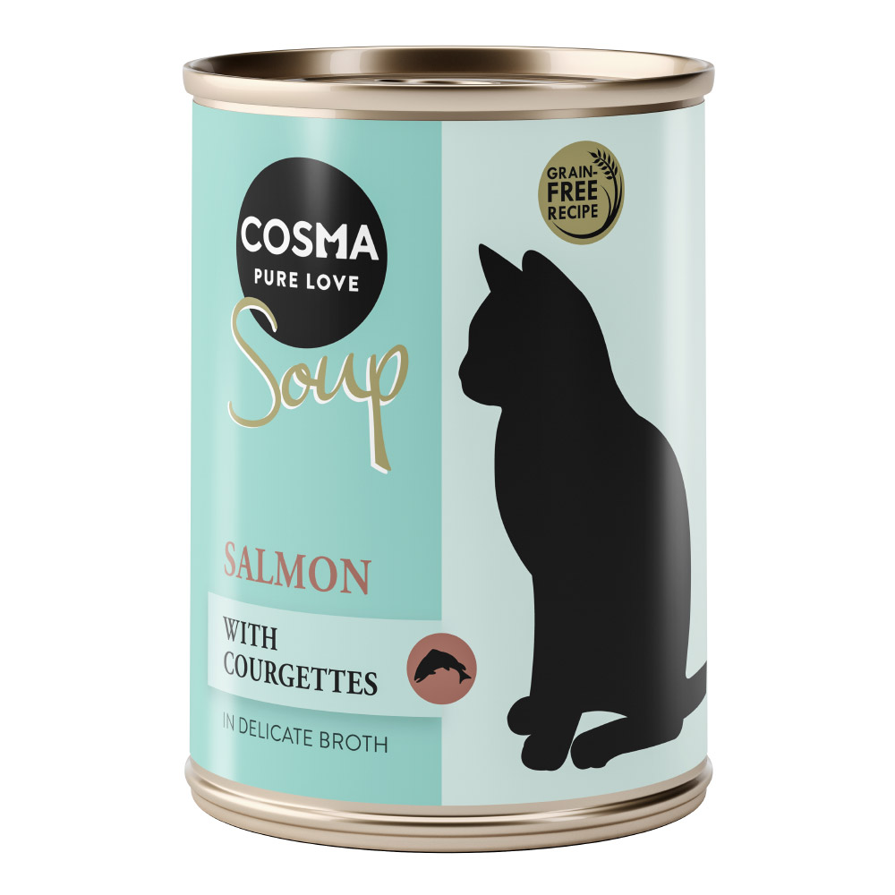 Megapakiet Cosma Soup, 24 x 100 g, karma mokra dla kotów