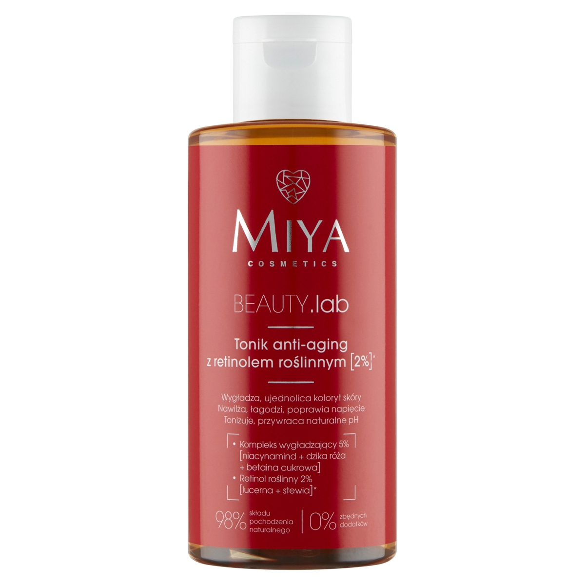 Miya Cosmetics Miya Beauty.lab - tonik anti-aging z retinolem roślinnym (2%) 150ml