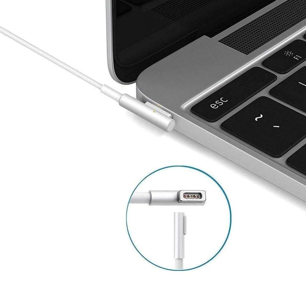 Zasilacz ładowarka 60W do laptopa Apple MacBook MagSafe 1 typ L biały