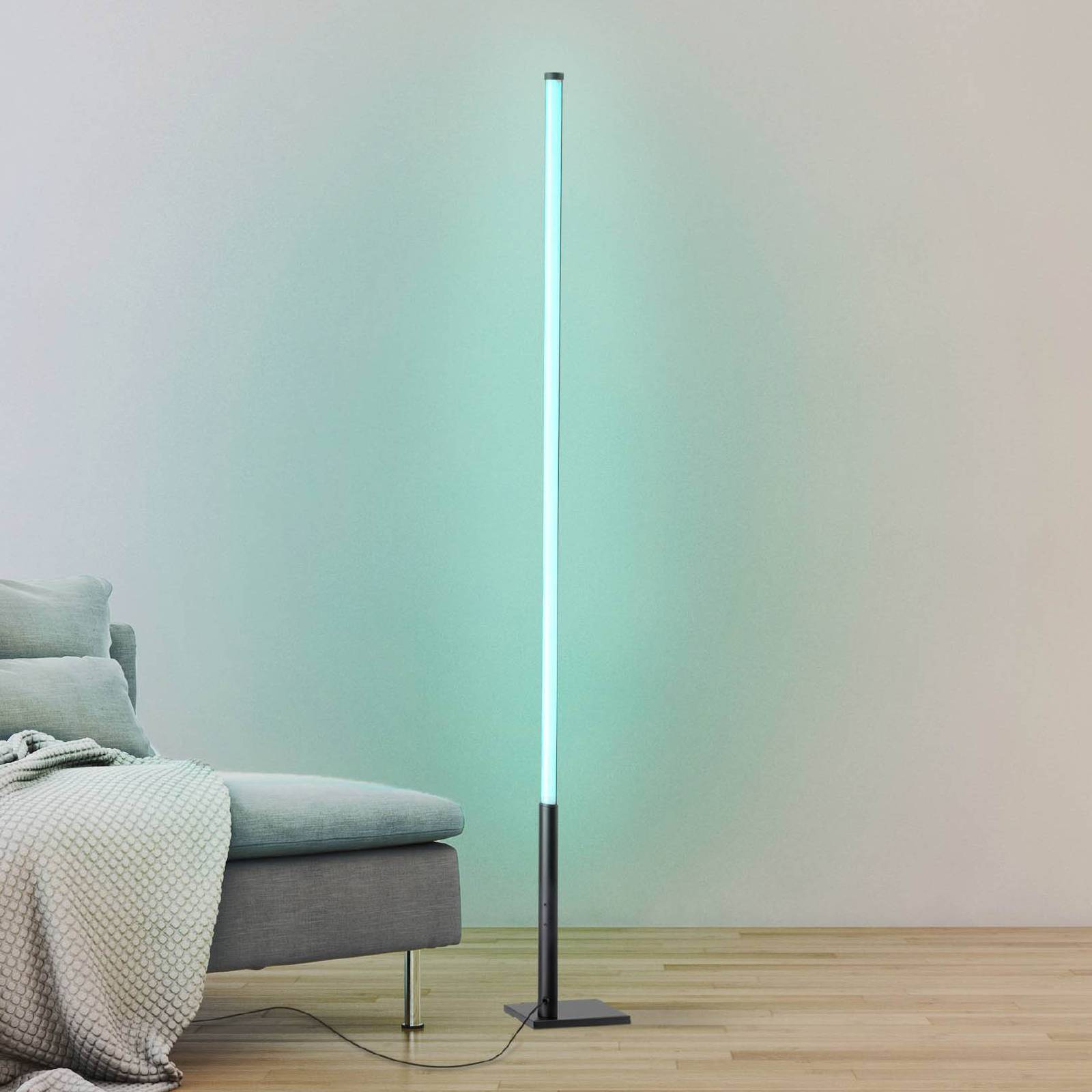 Lampa stojąca LED Picacha 1 z pilotem, RGBW