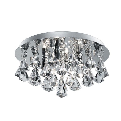 Hanna IP44 lampa sufitowa 4-punktowa okrągła chrom 2204-4CC
