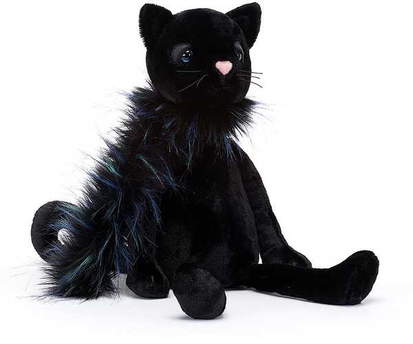 MASKOTKA PLUSZOWA z JELLYCAT Czarny Kot Glamorama - 40 cm