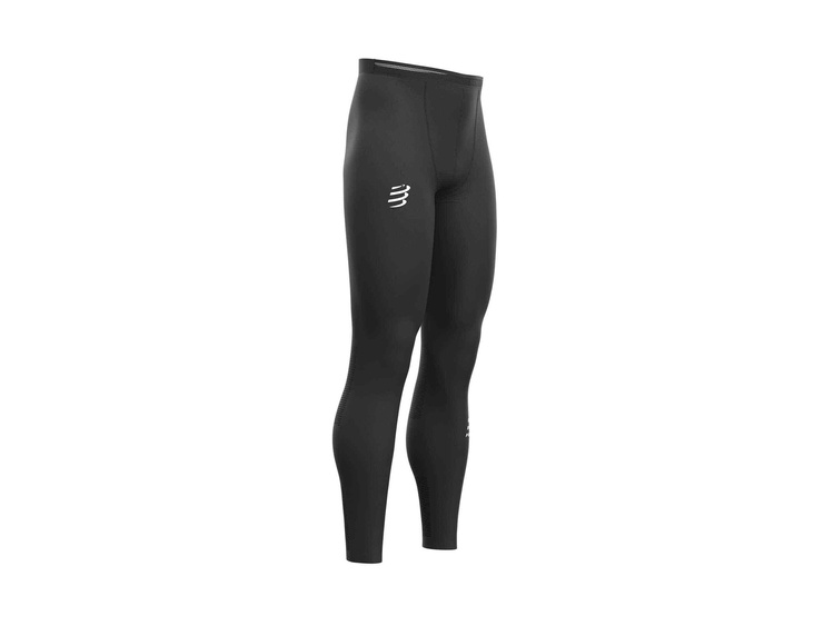 COMPRESSPORT Kompresyjne legginsy do biegania męskie RUN UNDER CONTROL TIGHTS czarne