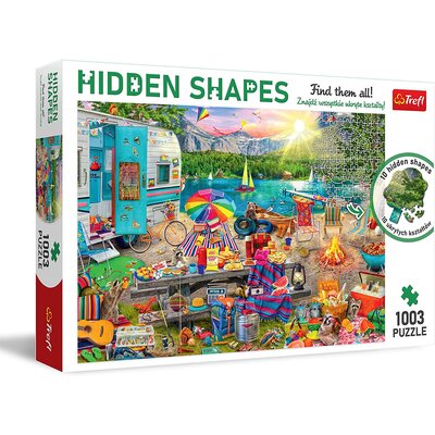 Trefl PAP Puzzle 1003 Hidden Shapes Wycieczka kamperem 10677 - PAP