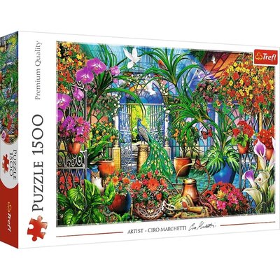 Trefl Puzzle 1500 elementów Tajemniczy ogród GXP-785302