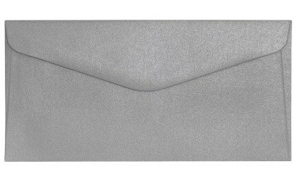 Koperta / koperty ozdobne DL - PEARL JASNOSREBRNY opk 10szt 150g m2