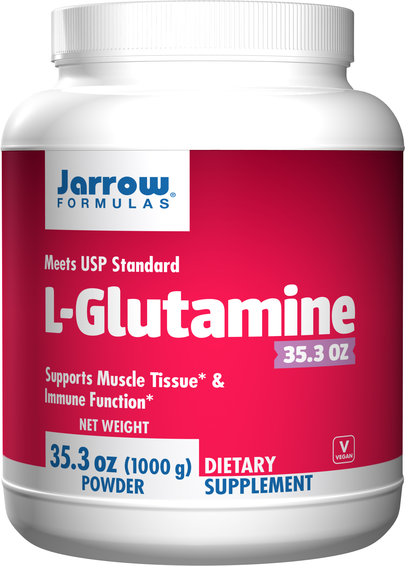 Jarrow Formulas - L-Glutamine, Proszek, 1000g